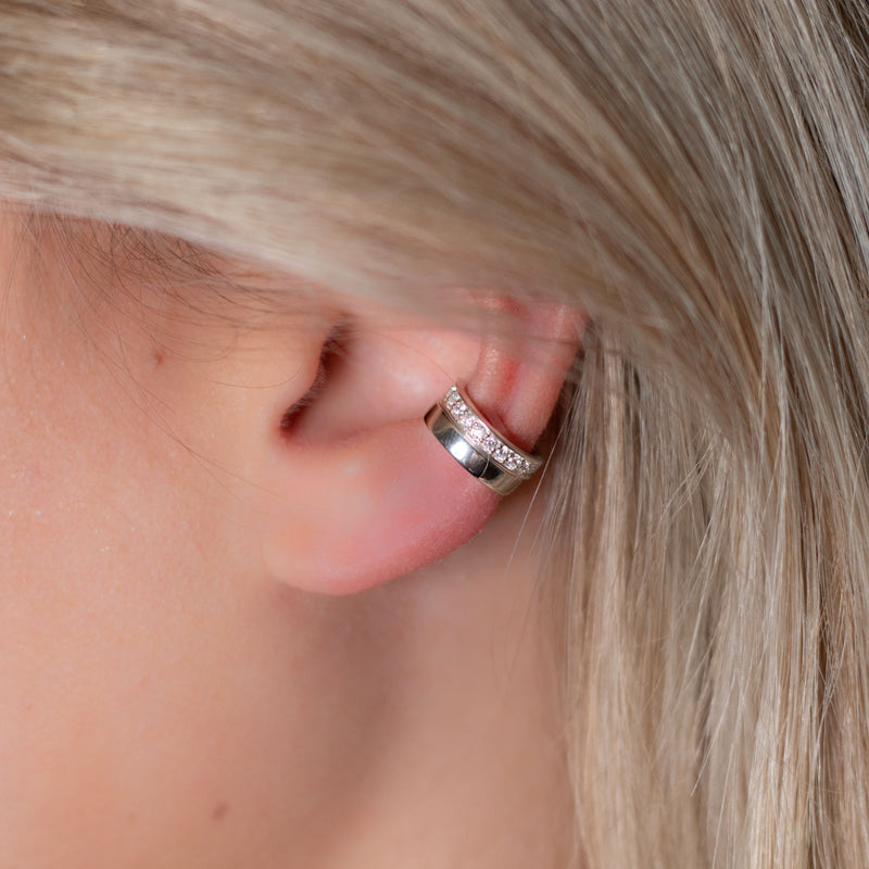  Ear Cuffs for Women Non Piercing Sterling Silver, 925 Sterling  Silver, 5mm width, 12mm Diameter, Adjustable, No Piercing, Conch Ear Cuff, Ear  Cuff No Piercing, Silver Ear Wrap, Hammered Ear Cuff 