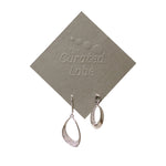 Silver Dangle Earring - Pave CZ Earrings