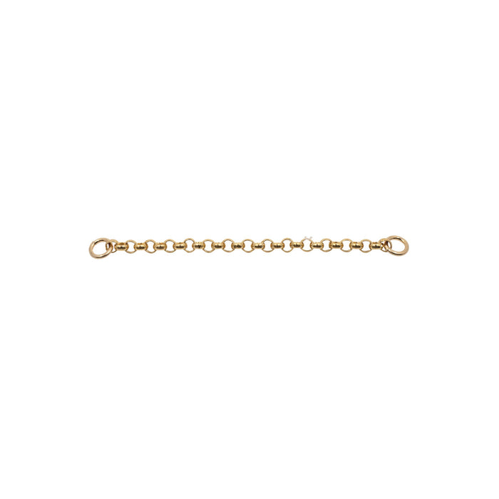 Yellow Gold Chains Connectors & Ear Jackets Simple Rolo Chain Connector The Curated Lobecartilagechainchain earrings