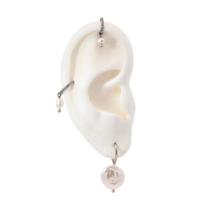 Yellow Gold Charms Small Pearl Charm The Curated Lobecharmcharmslobe