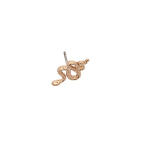Yellow Gold Studs Snake Earring The Curated Lobe14k gold14k gold topcartilage