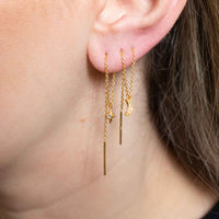 Yellow Gold Charms Threader Earring Charms The Curated Lobeangel wing charmbutterfly charmcharms