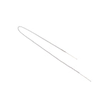 Silver Threaders Ultra-Long Signature Threader Earrings The Curated Lobelobe