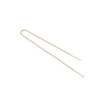 Yellow Gold Threaders Ultra-Long Signature Threader Earrings The Curated Lobelobe