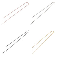 Yellow Gold Threaders Ultra-Long Signature Threader Earrings The Curated Lobelobe