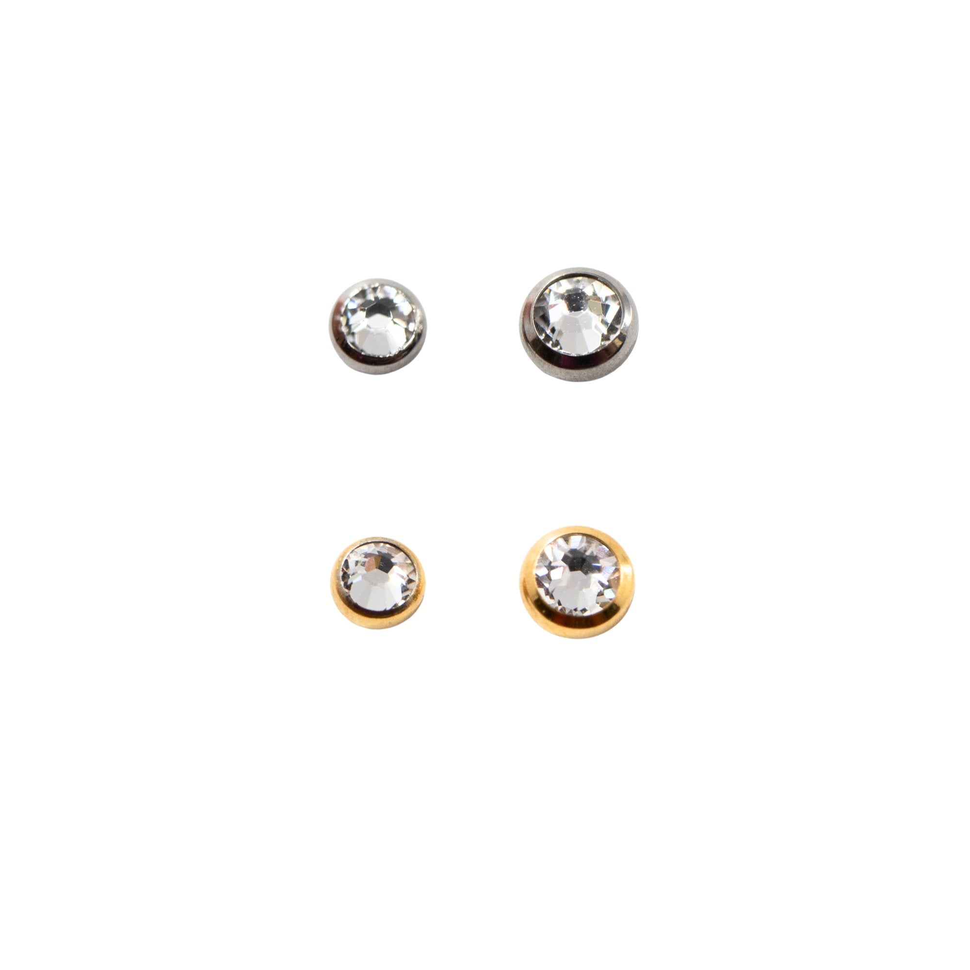 Moissanite Diamond Stud Earrings with Screw Backs, GRA Lab Certified D/VVS1  Moissanite, Set in Solid Sterling Silver, 1/5-Carat, 1-Carat, 2-Carats,  3-Carats, 4-Carats, 6-Carats - Roy Rose Jewelry